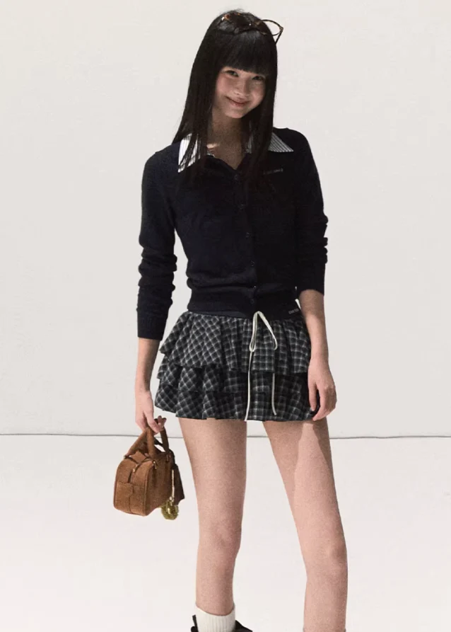 Linear Grace Fake-Two Layered Knit