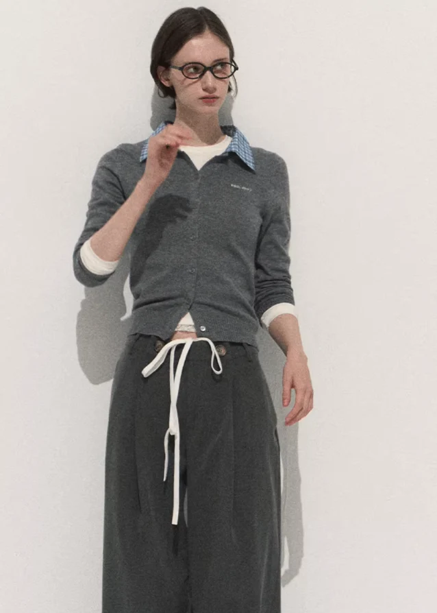 Linear Grace Fake-Two Layered Knit - Image 4