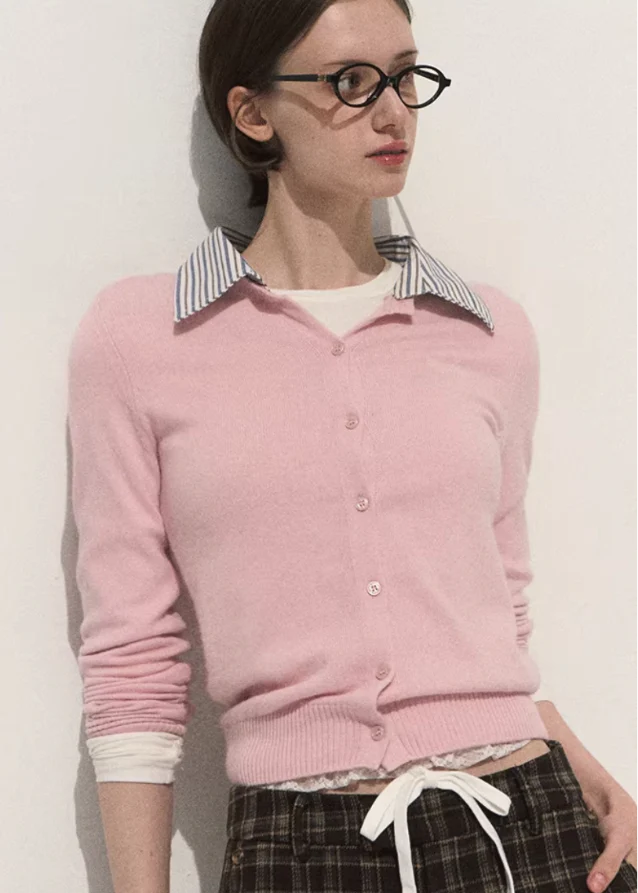 Linear Grace Fake-Two Layered Knit - Image 7