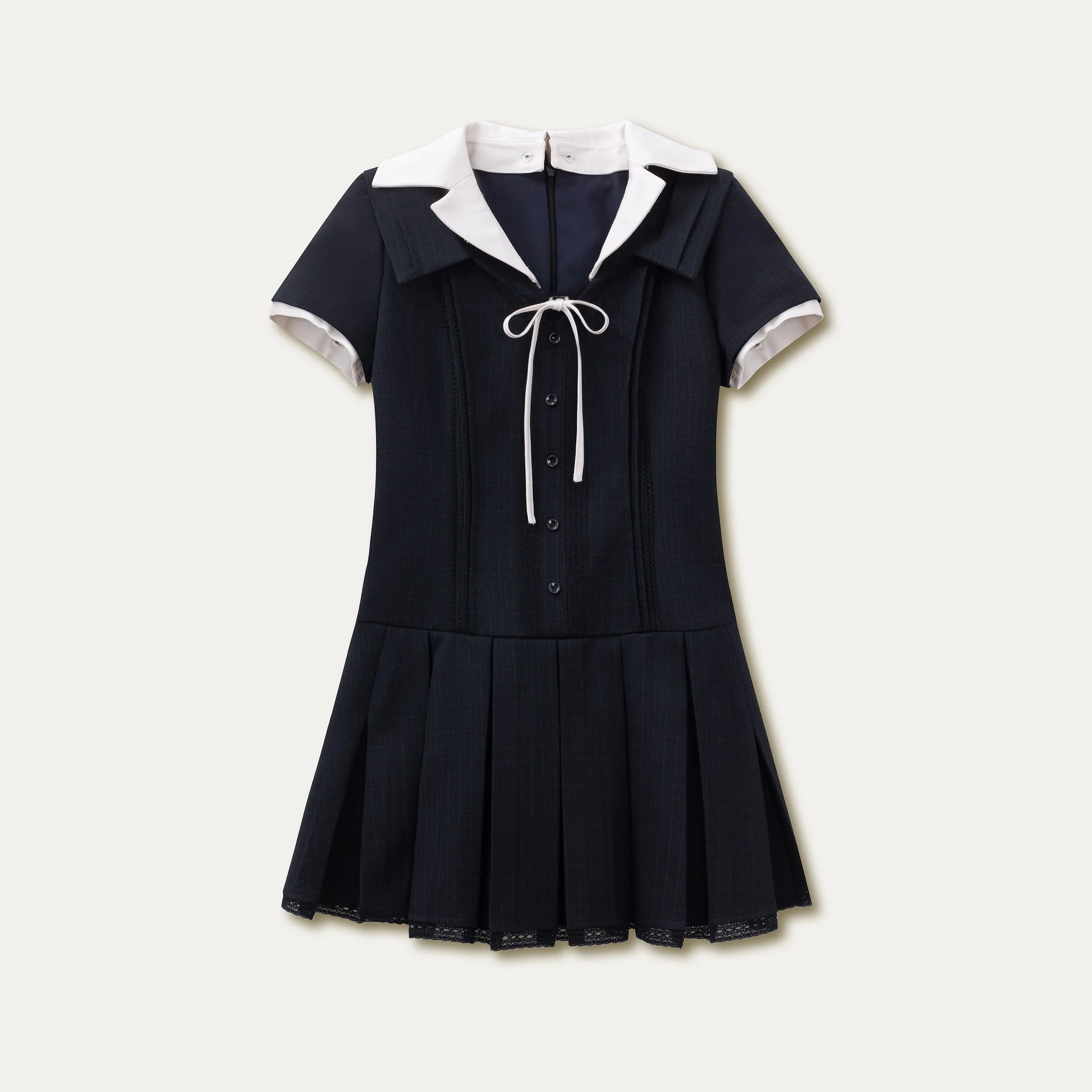 Long black dress with detail - Image 6