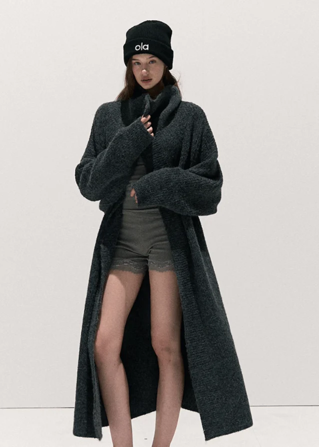 Long Lapel Wool Knit Cardigan – Pre-Fall Layering Edit - Image 5