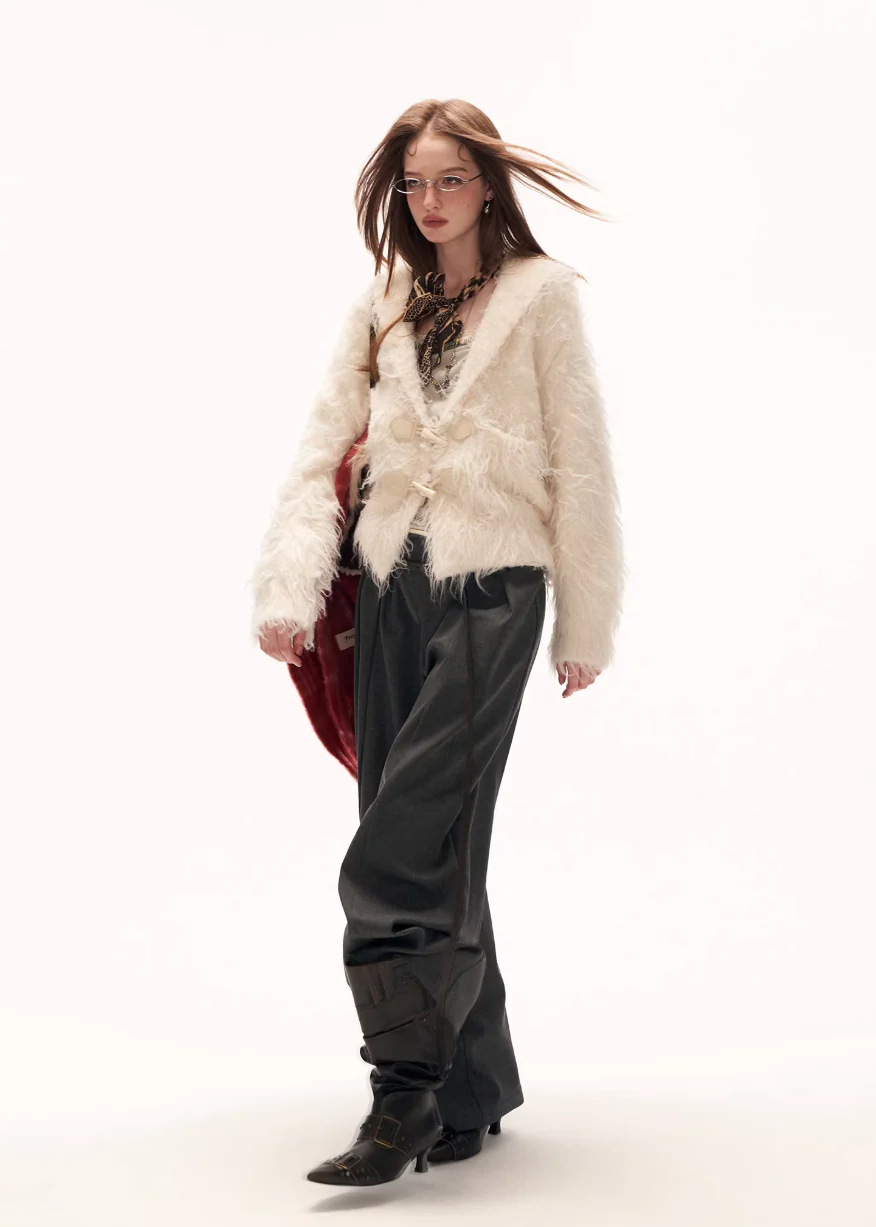 Loop Yarn Fleece Cardigan - Image 9