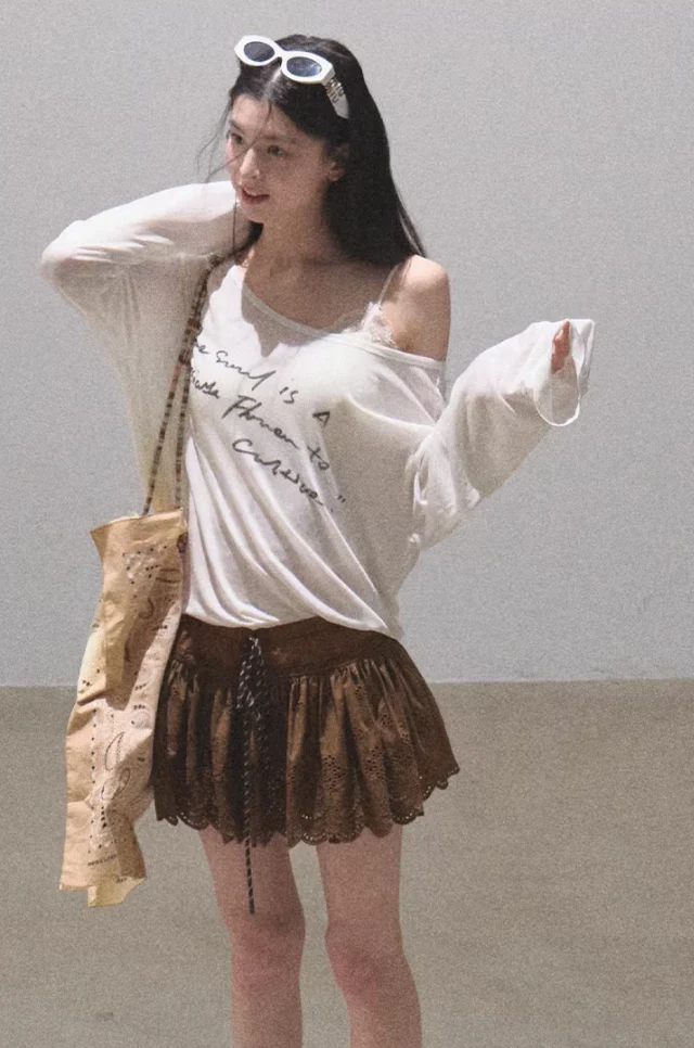 Loose Wool Sunscreen Shirt - Image 4