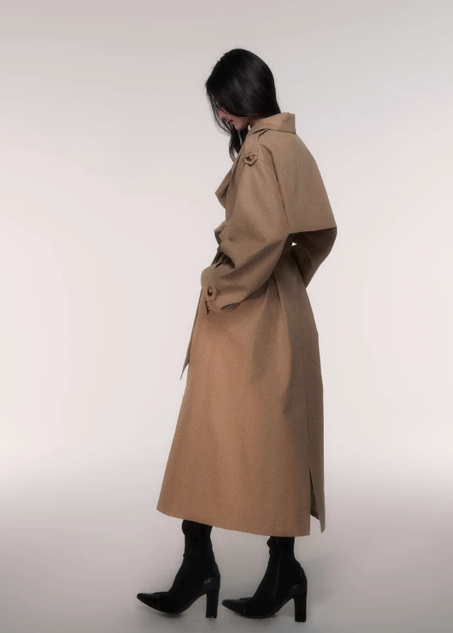 London Classic Double-Breasted Trench - Image 6