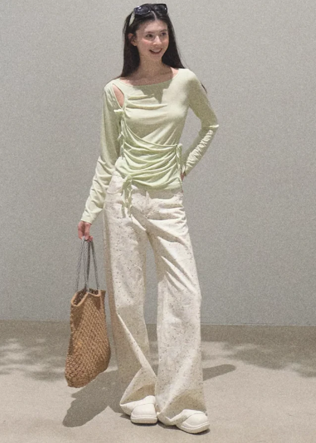 3D Flower Lyocell Knit Top - Image 9