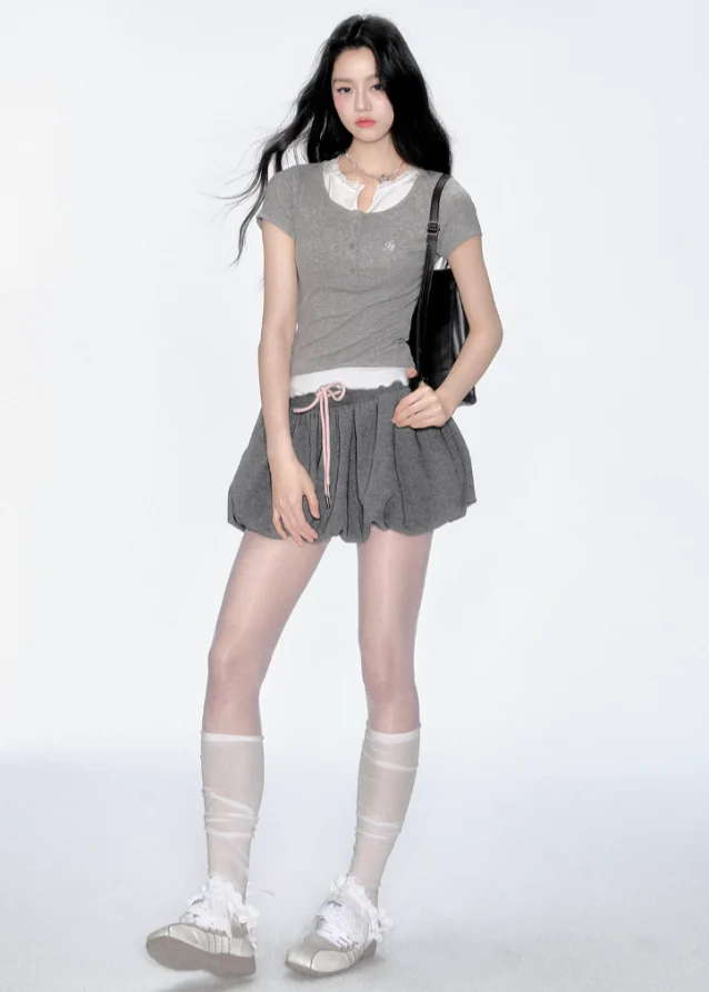 Tencel Tee & Bud Skirt Set - Image 4