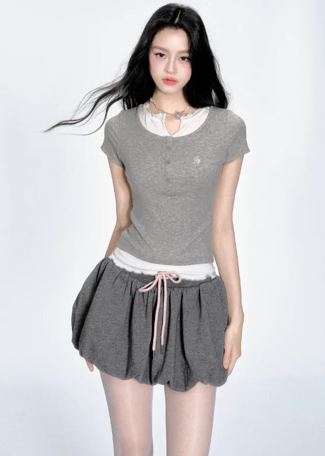 Tencel Tee & Bud Skirt Set - Image 6