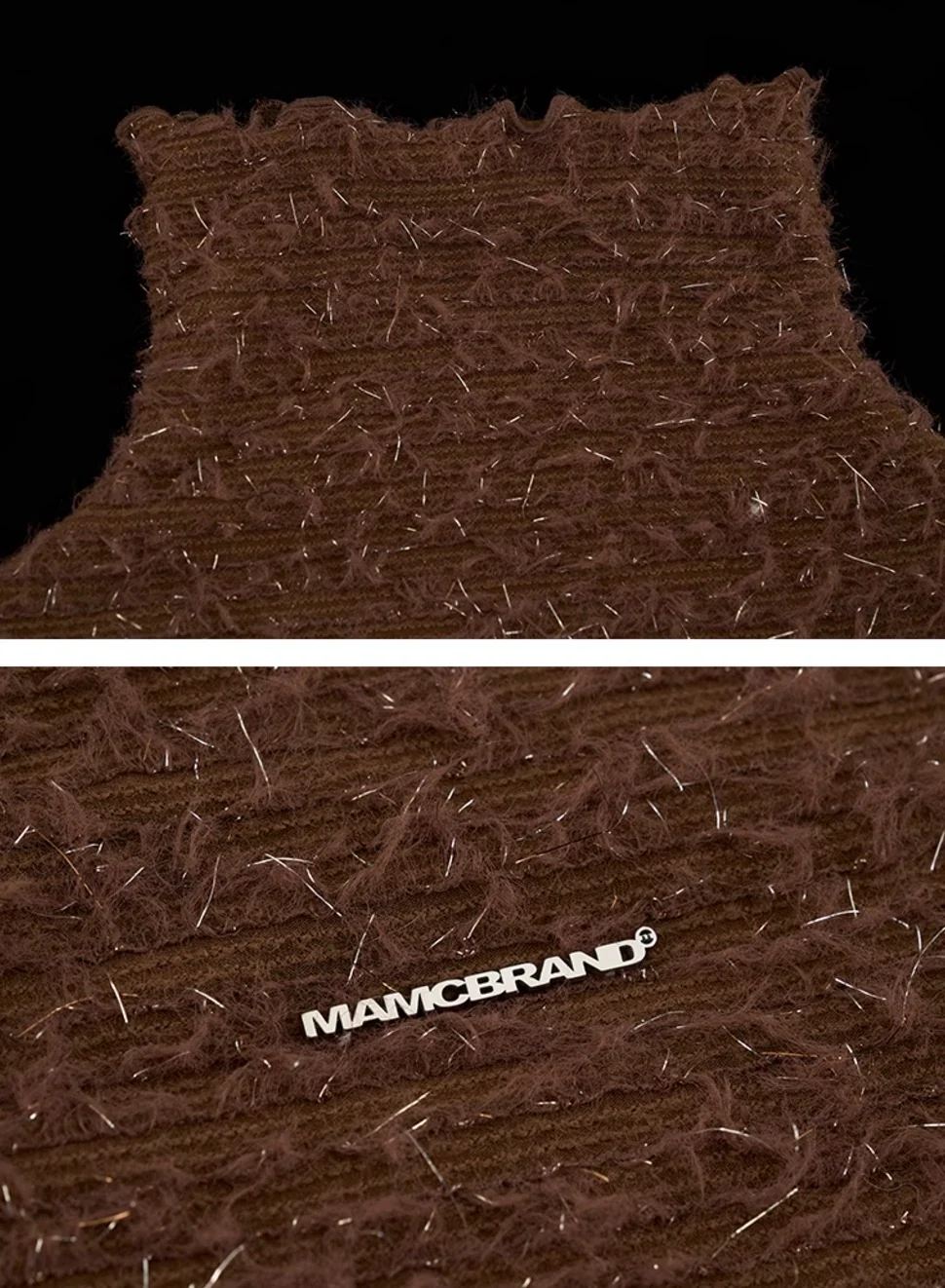 Brown turtleneck tops - Image 6