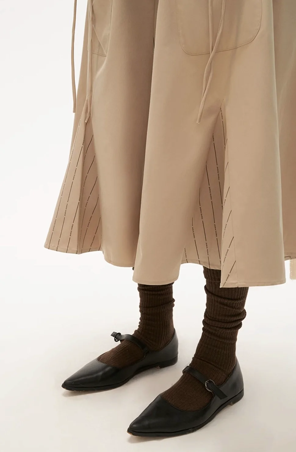 Cake layered pocket skirt long skirt - Image 7