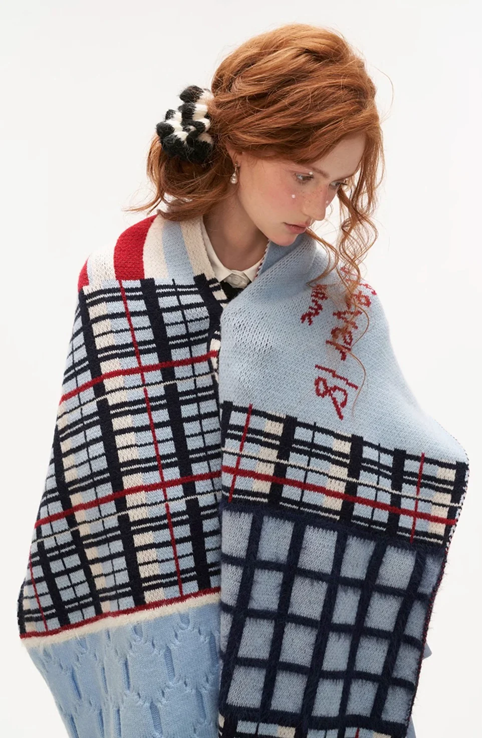 Check scarf casual all-match - Image 10