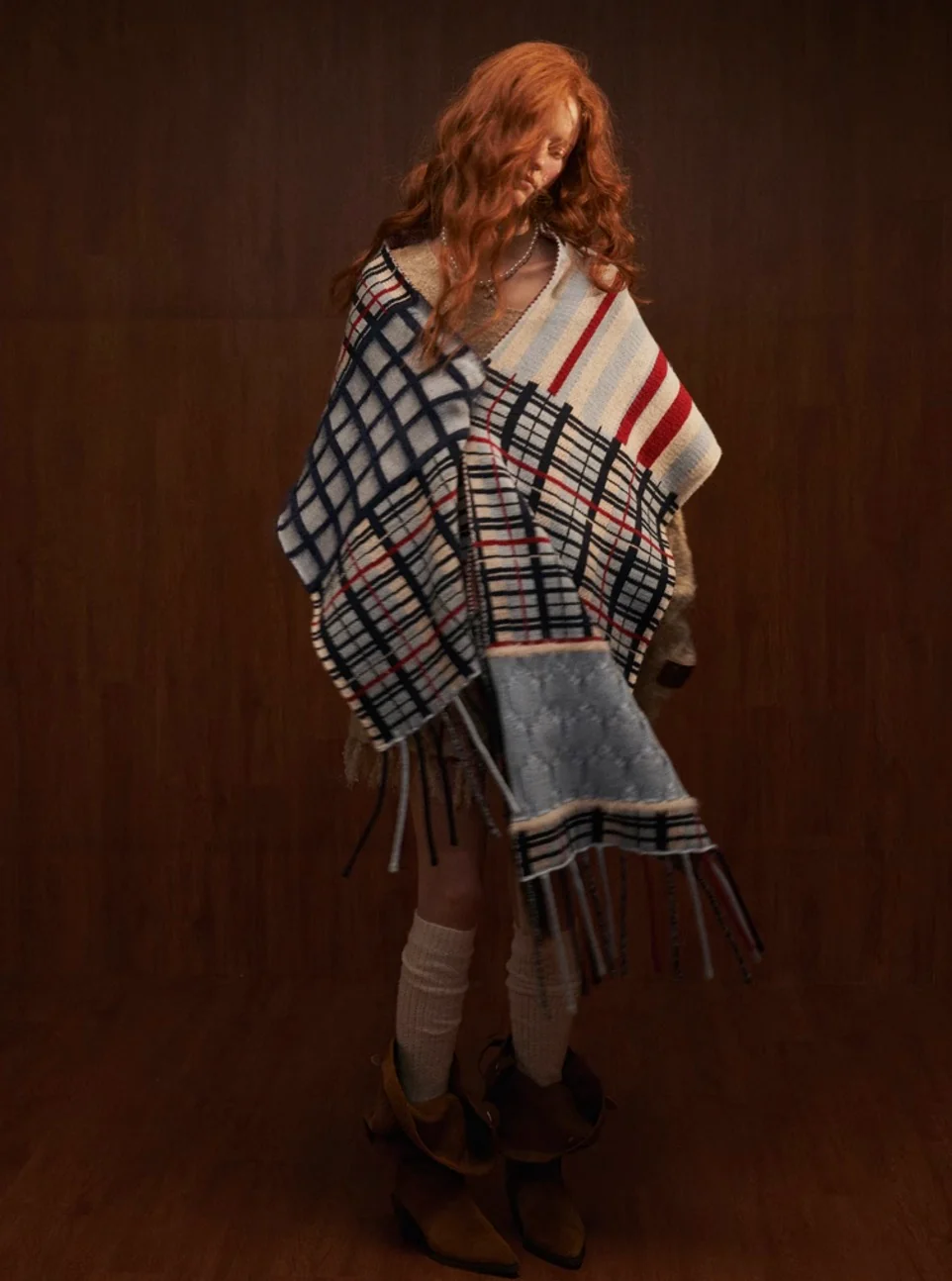 Check scarf casual all-match - Image 11
