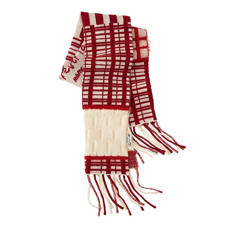 Check scarf casual all-match - Image 3