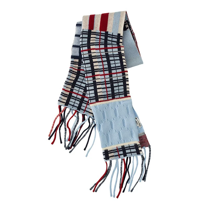 Check scarf casual all-match - Image 4