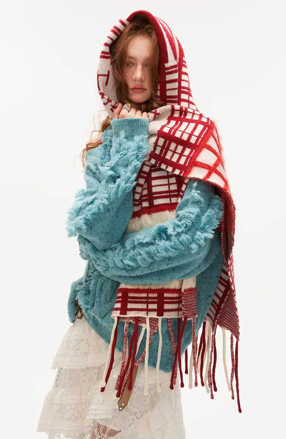Check scarf casual all-match - Image 5