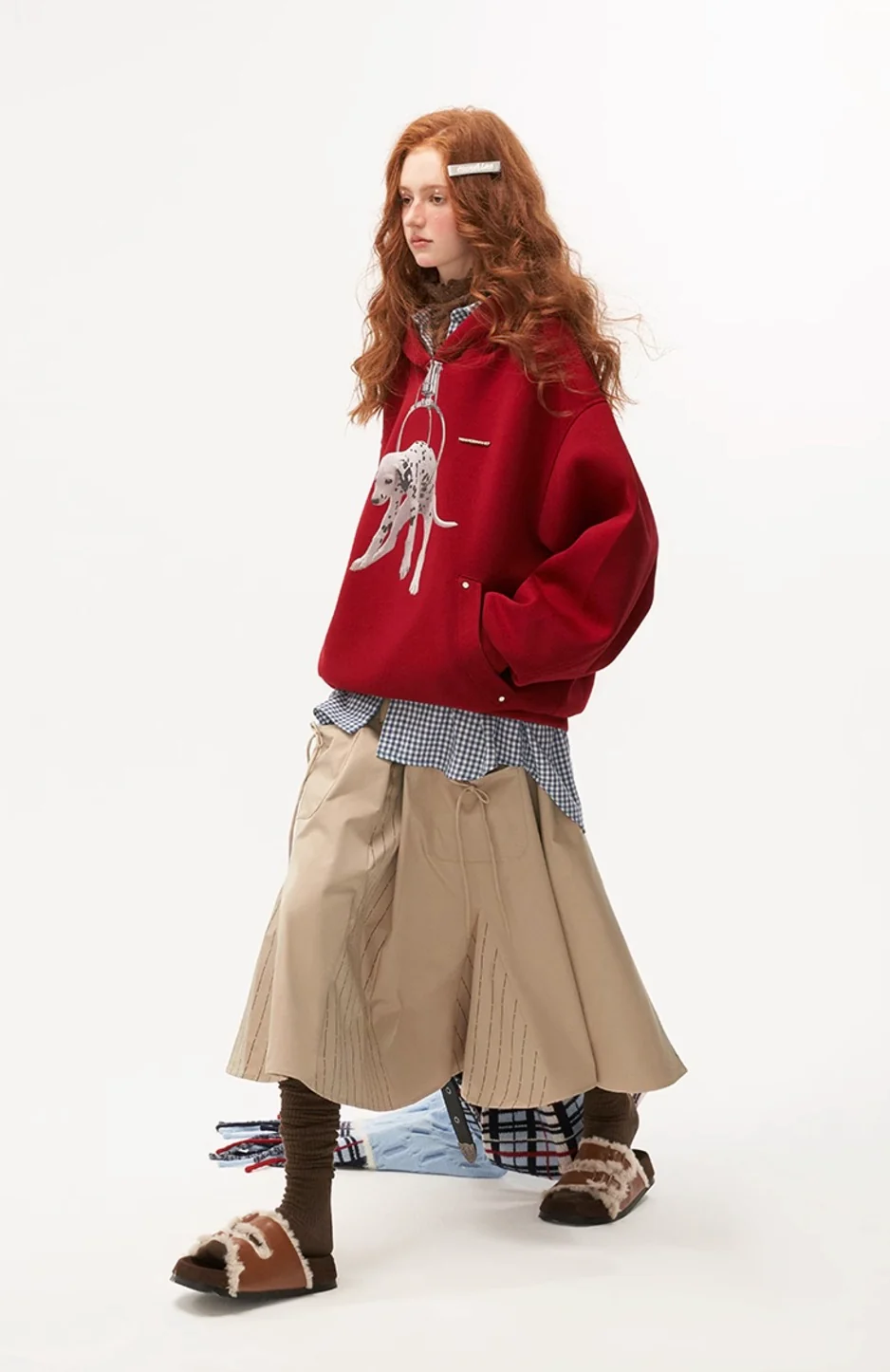 Dog hooded sweatshirt loose casual long-sleeved - Image 10