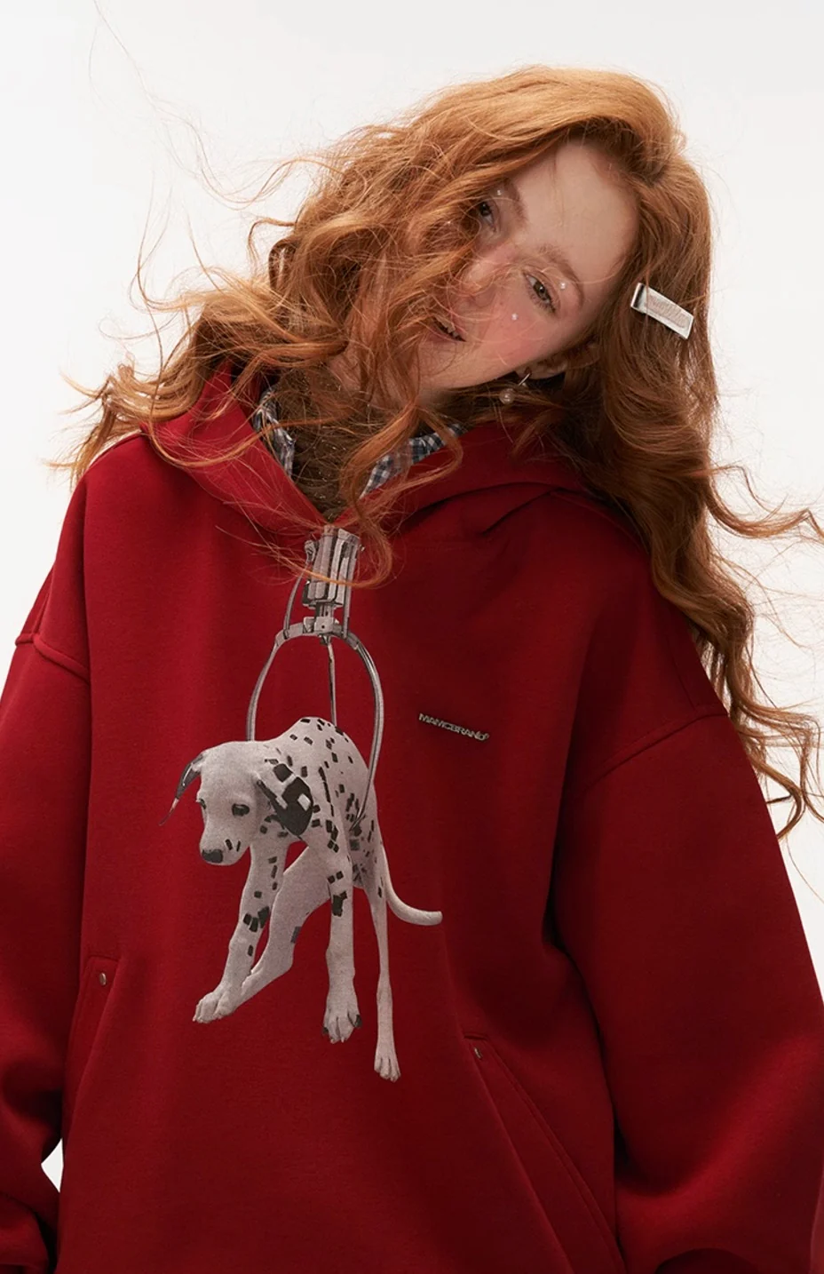 Dog hooded sweatshirt loose casual long-sleeved - Image 12