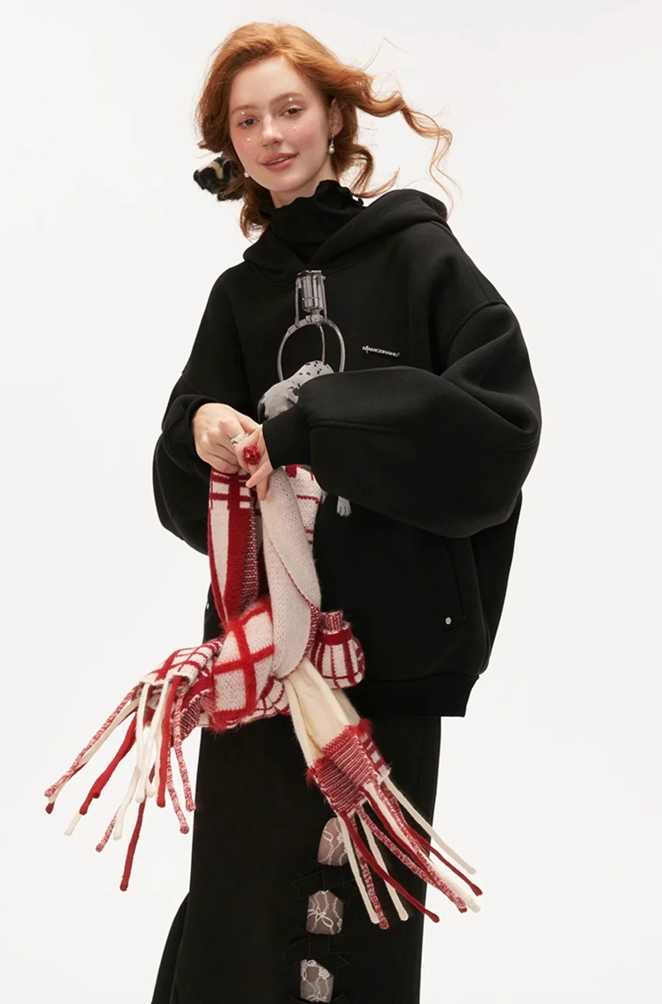 Dog hooded sweatshirt loose casual long-sleeved - Image 17