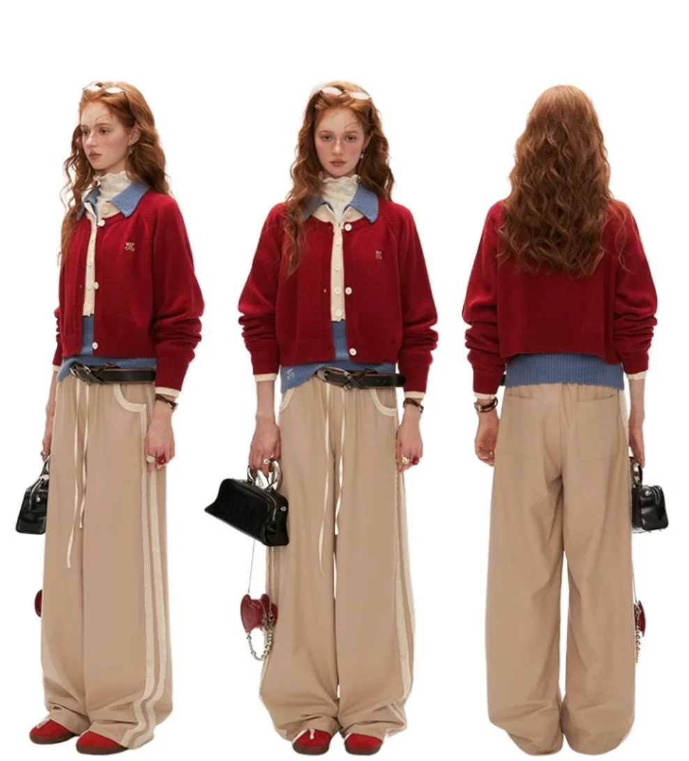 Fake two-piece sweater jacket - Image 5