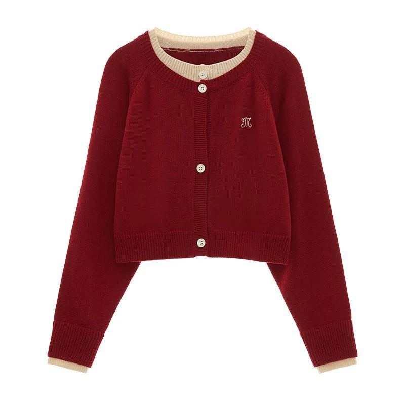 Fake two-piece sweater jacket - Image 8