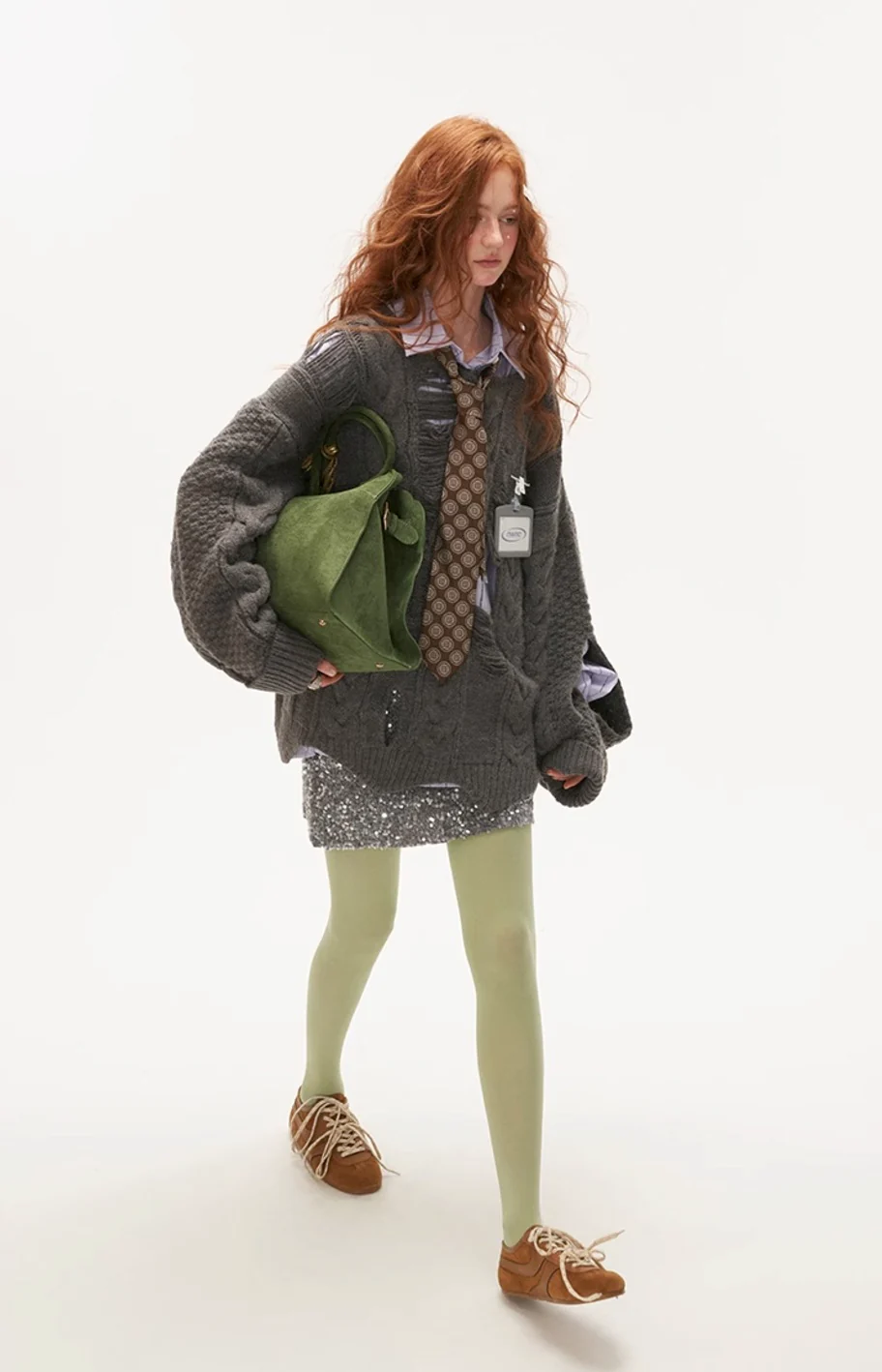 High-end knitted sweater jacket - Image 17