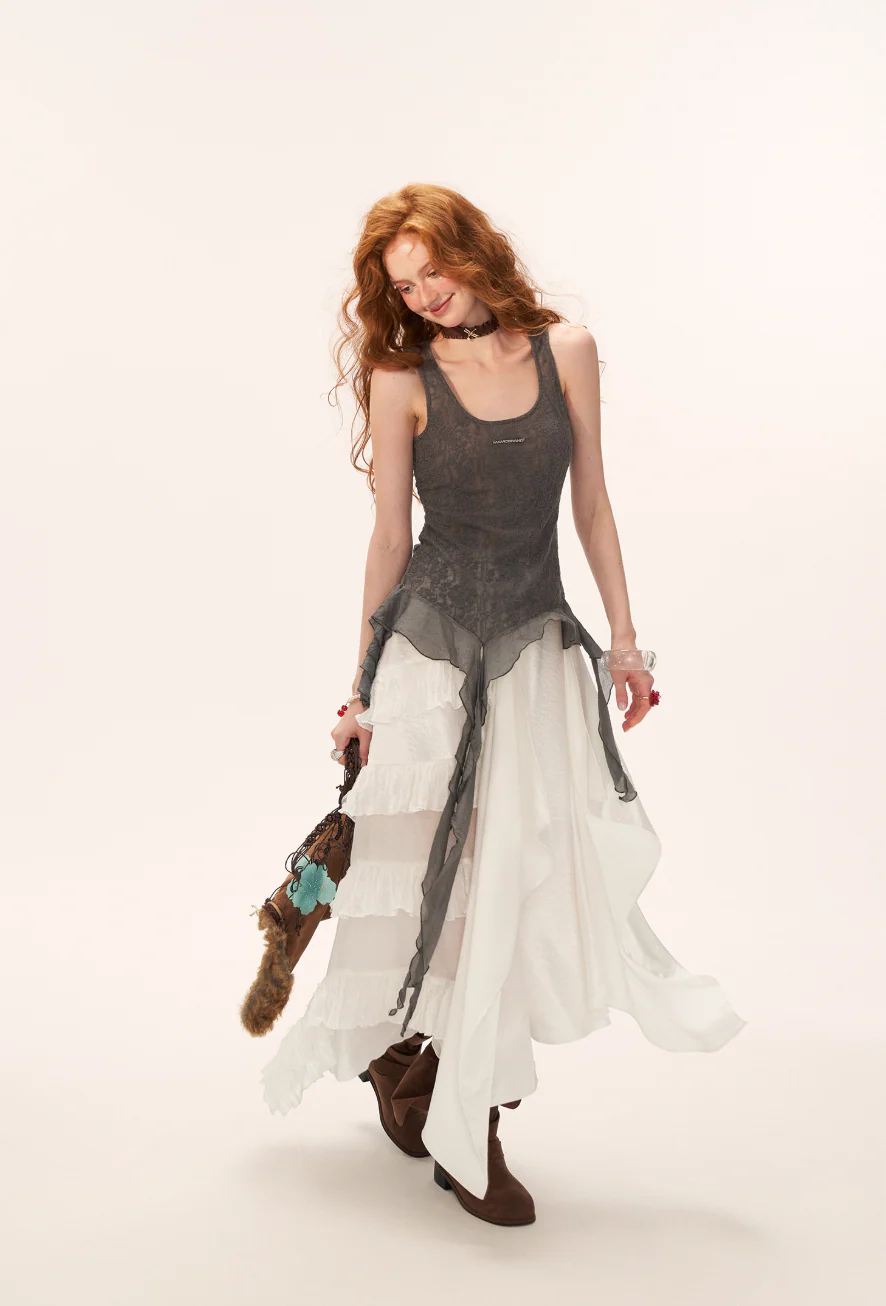 Gray Lace Cami - Image 3
