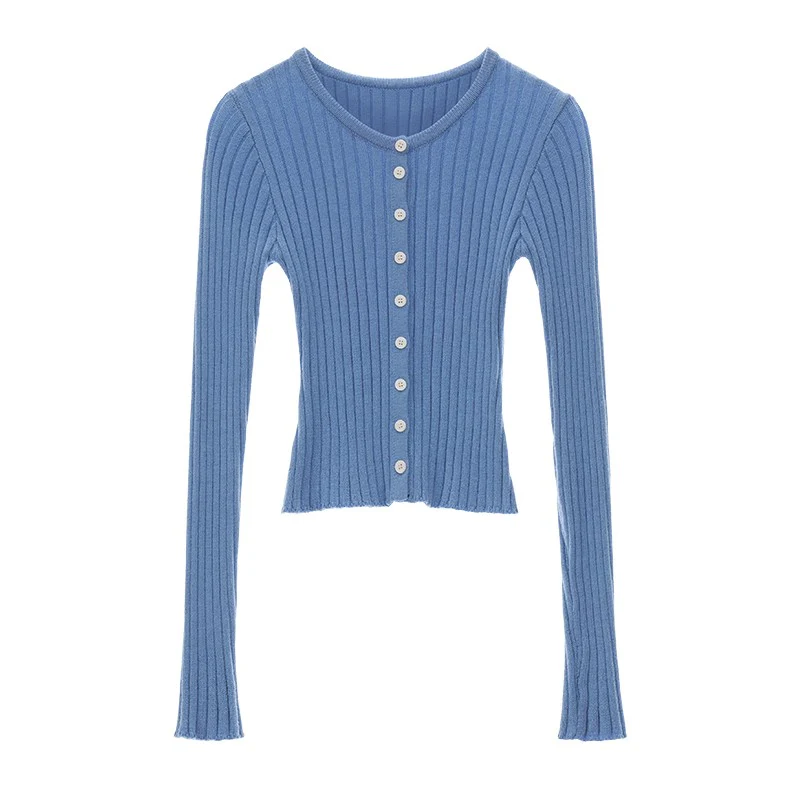 Lace long-sleeved knitted cardigan - Image 6