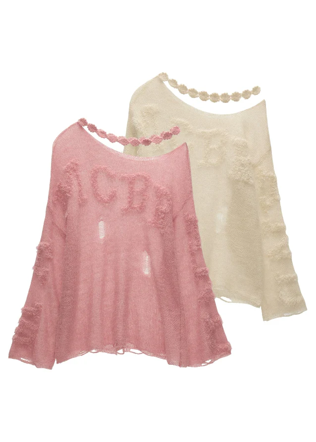 Letter Shoulder Knit - Image 10