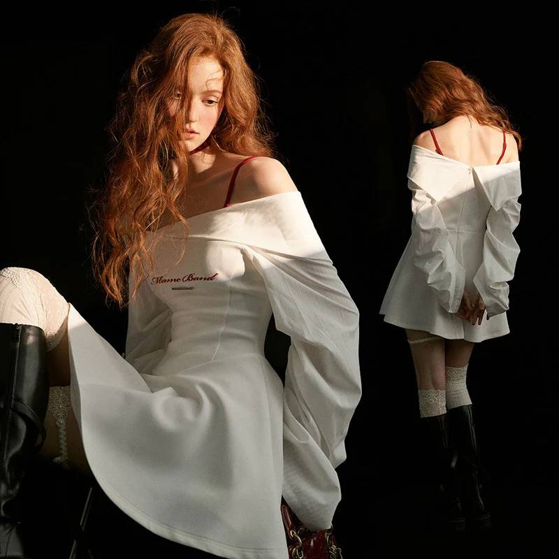 One-shoulder dress - Image 5
