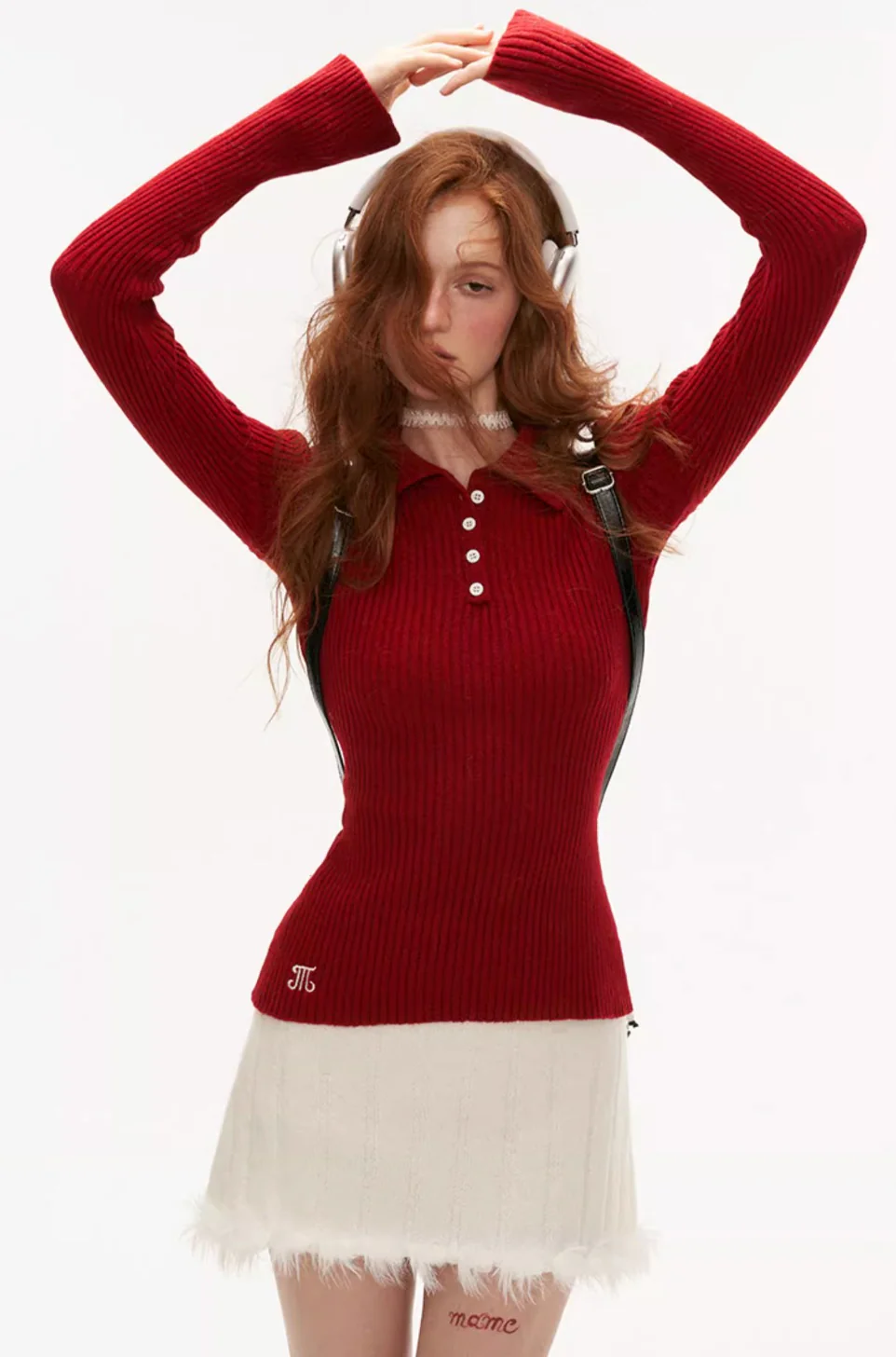 Polo vest sweater and slim fit top - Image 15