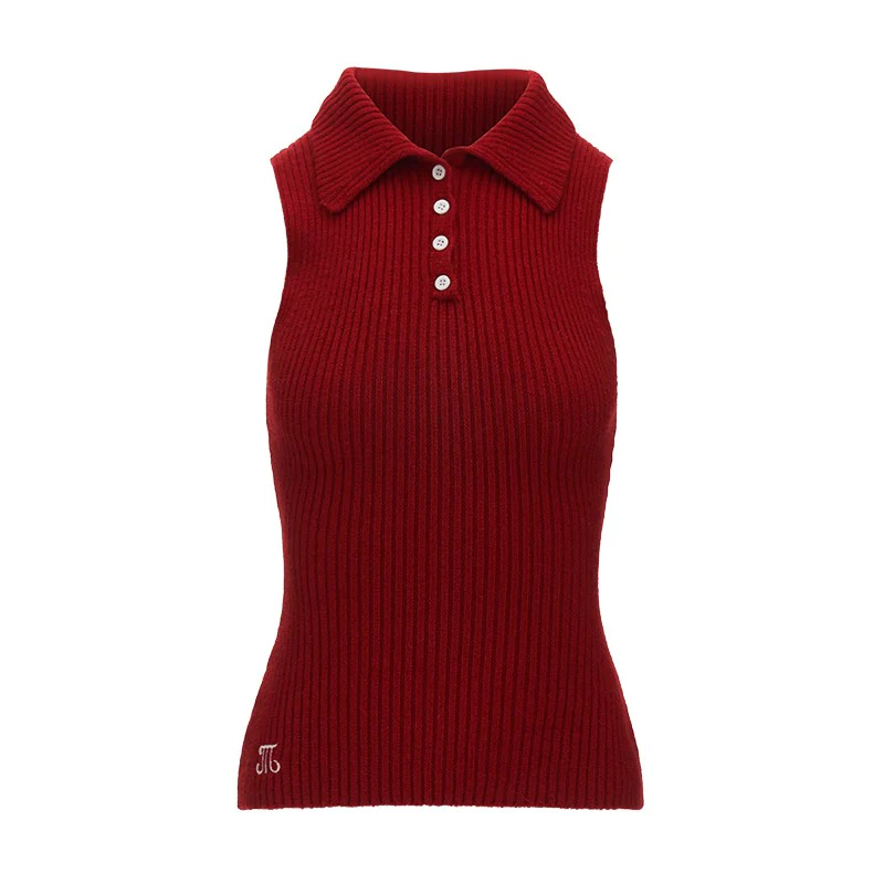 Polo vest sweater and slim fit top - Image 6