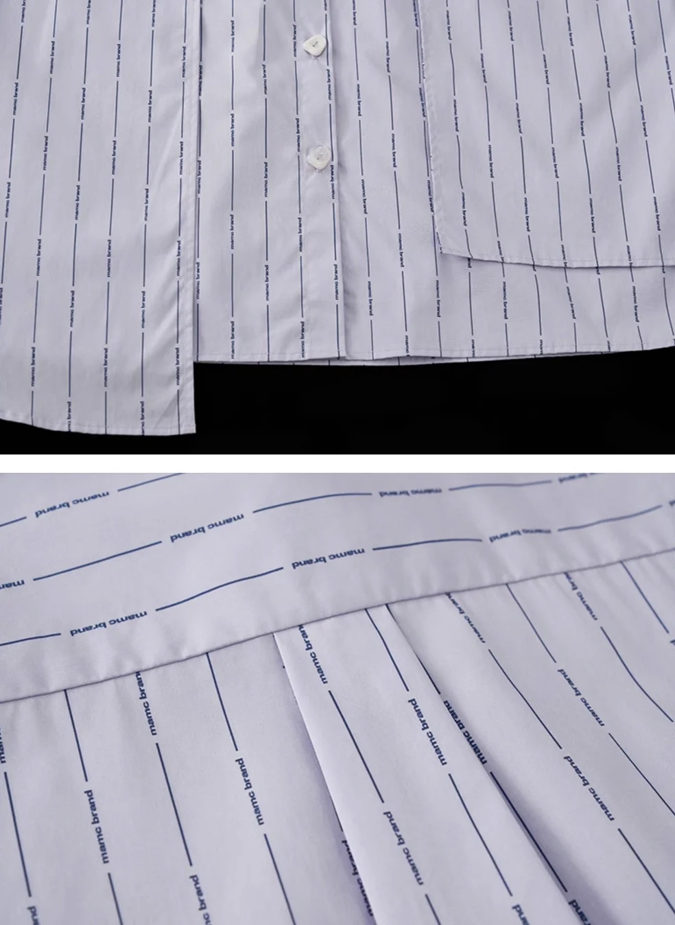 Striped shirt loose long-sleeved top - Image 8