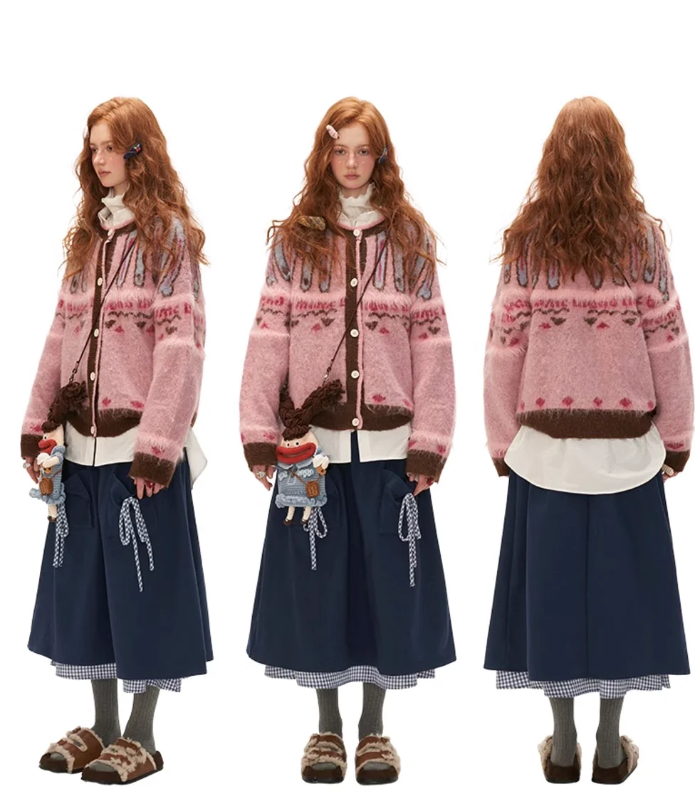 Sweater cardigan outerwear - Image 9