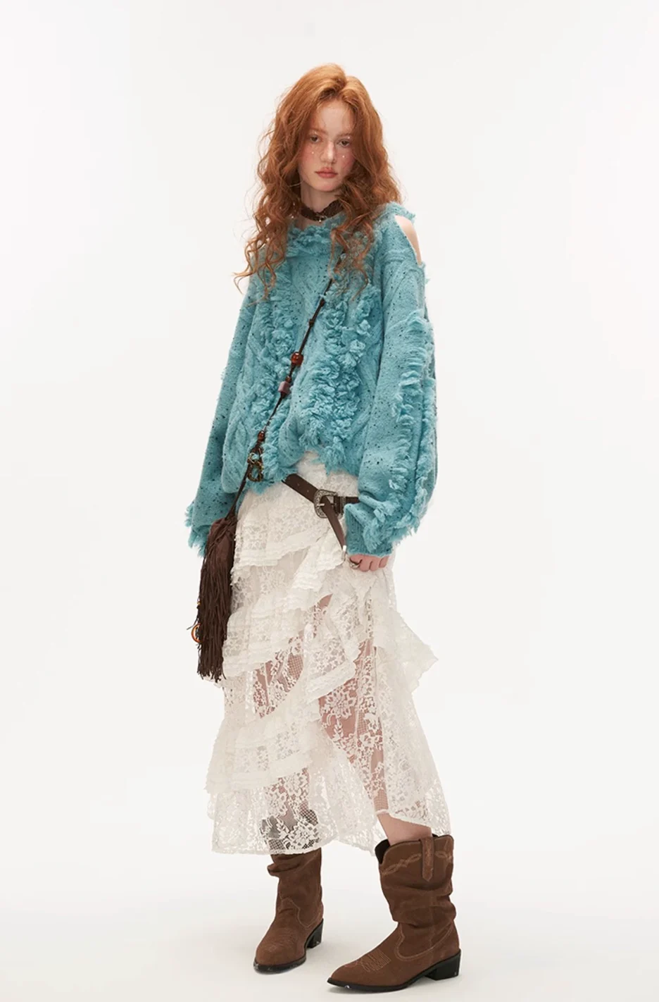 Tassel Sweater Loose Knitted Sweater Top - Image 13