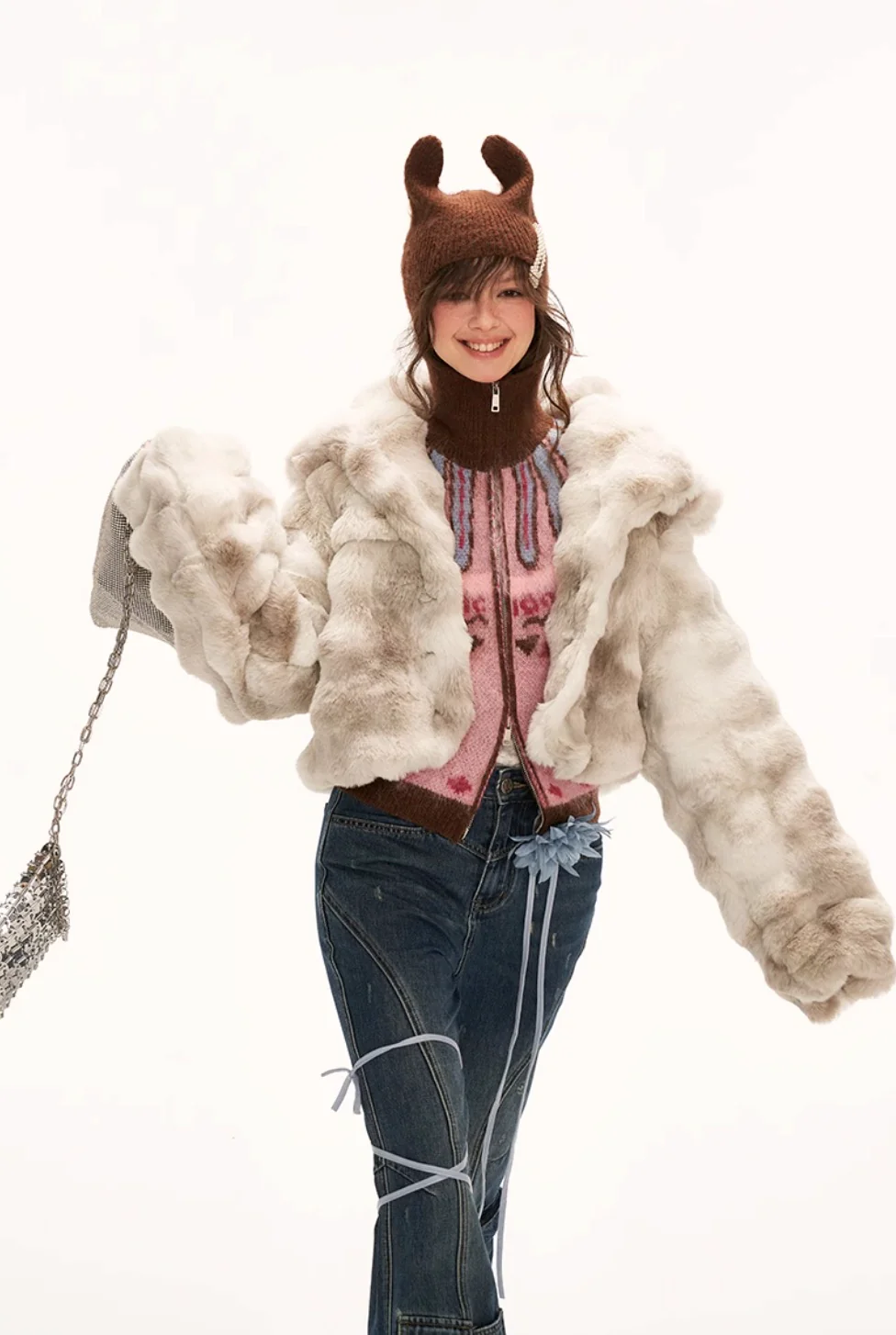 Three-dimensional lapel jacket for women - Image 6