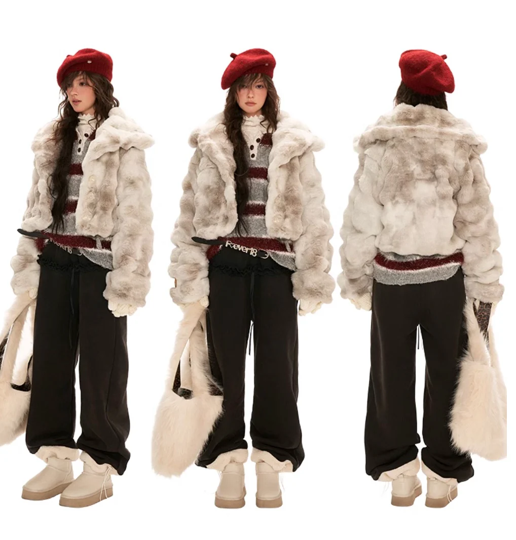 Three-dimensional lapel jacket for women - Image 8