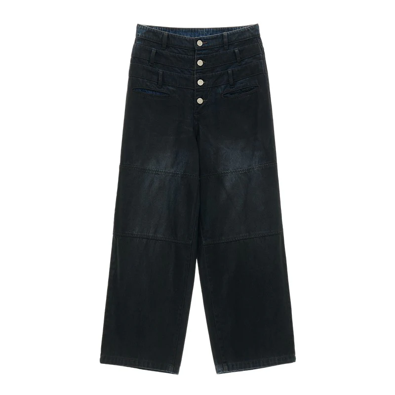 Three-waist jeans loose casual pants - Image 5