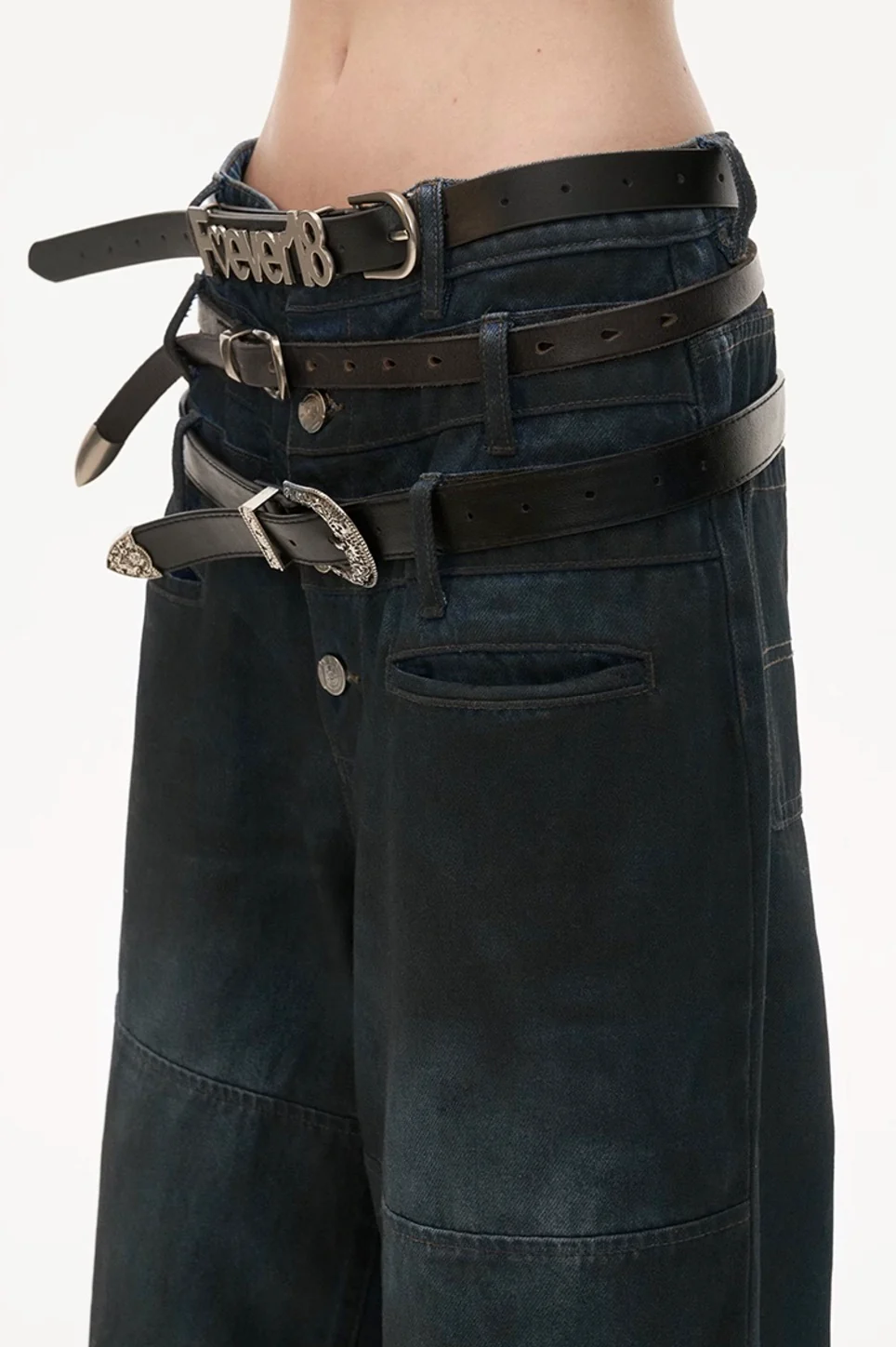 Three-waist jeans loose casual pants - Image 6