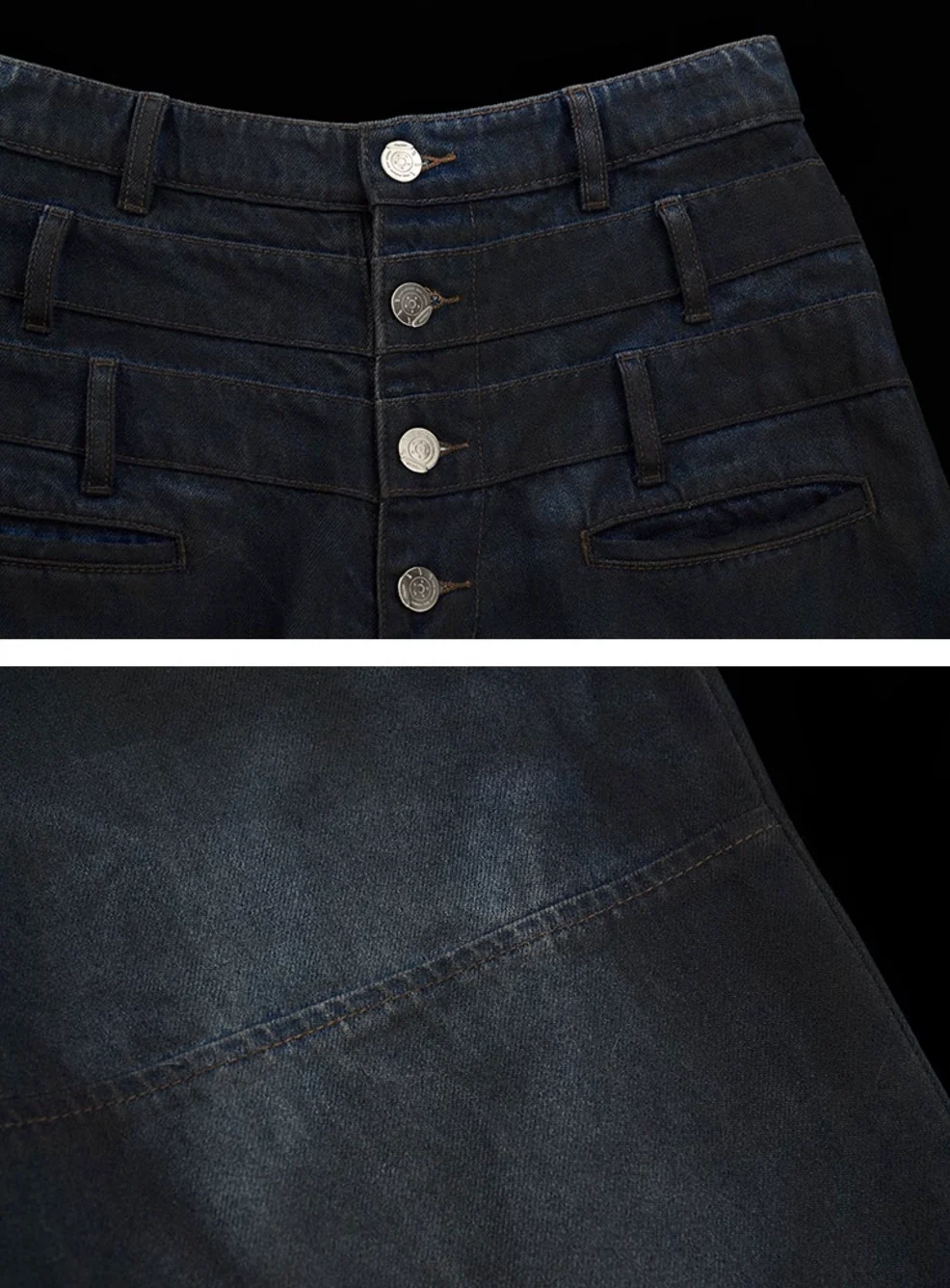Three-waist jeans loose casual pants - Image 8