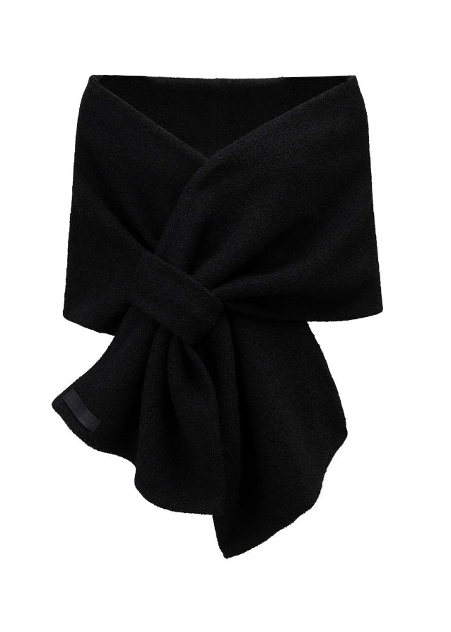 Midnight Cloud Draped Wool Jacket - Image 11