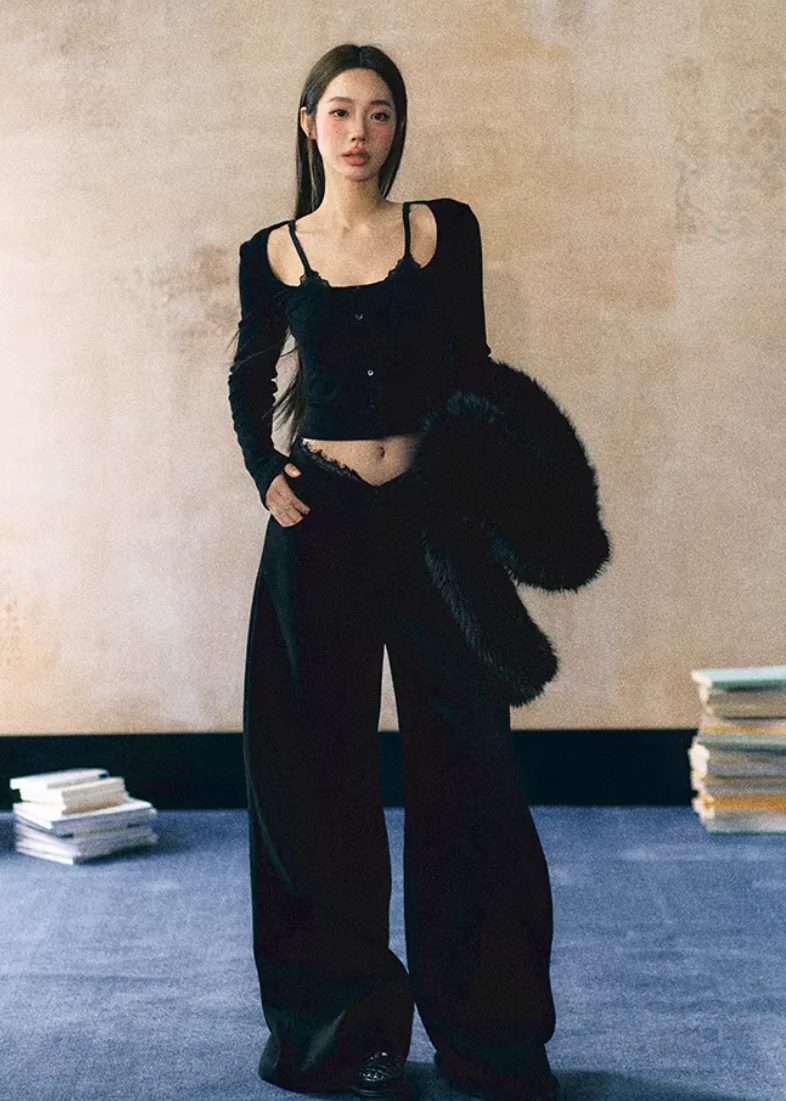 Midnight Lace Layer Top - Image 8