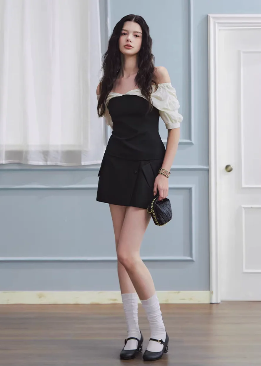 Midnight Line Tailored Mini Skirt - Image 10