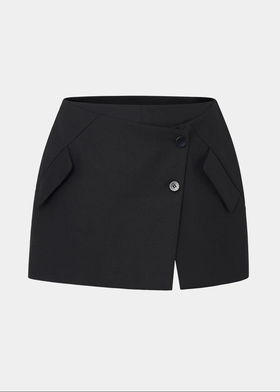 Midnight Line Tailored Mini Skirt - Image 14