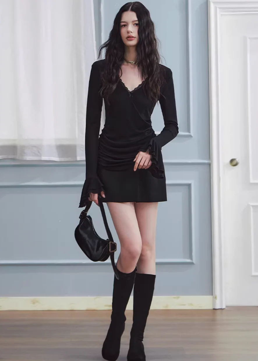 Midnight Line Tailored Mini Skirt - Image 9