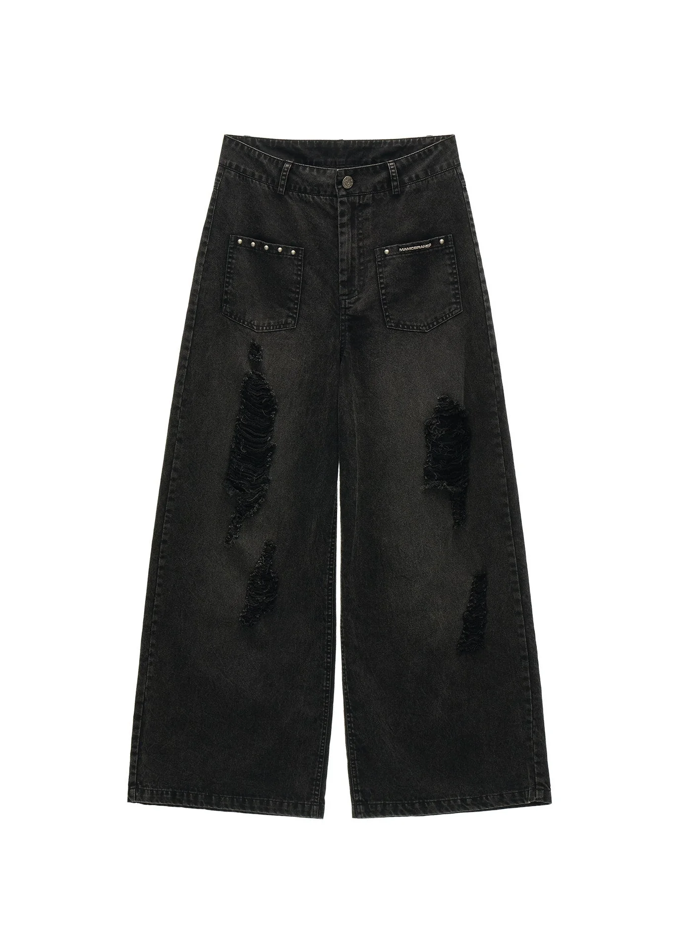 Midnight Raw Edge Jeans - Image 12