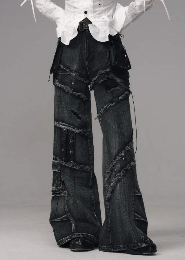 Midnight Stitch Wide-Leg Jeans - Image 6
