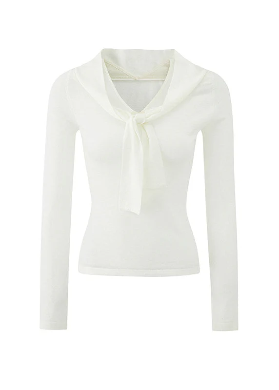 Midnight Twist Mesh Knit Top - Image 6