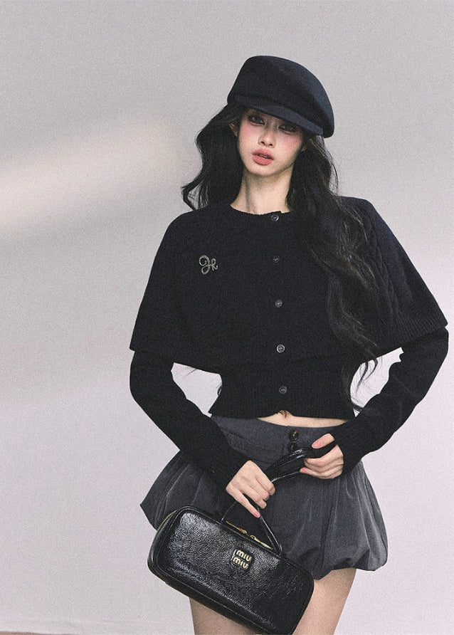 Miss Daisy Twist Cape Knit - Image 2