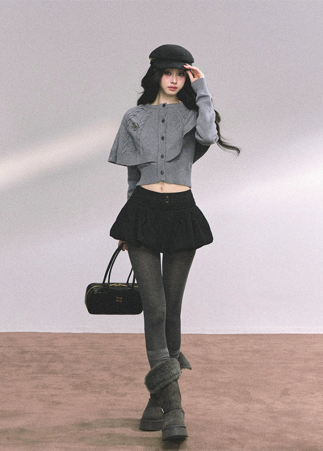 Miss Daisy Twist Cape Knit - Image 3