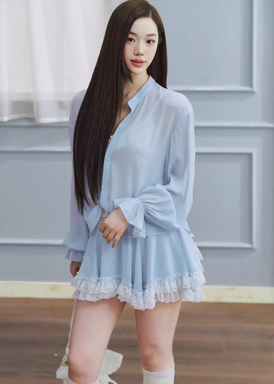 Mist Ease Shirt Skirt Set - Image 6