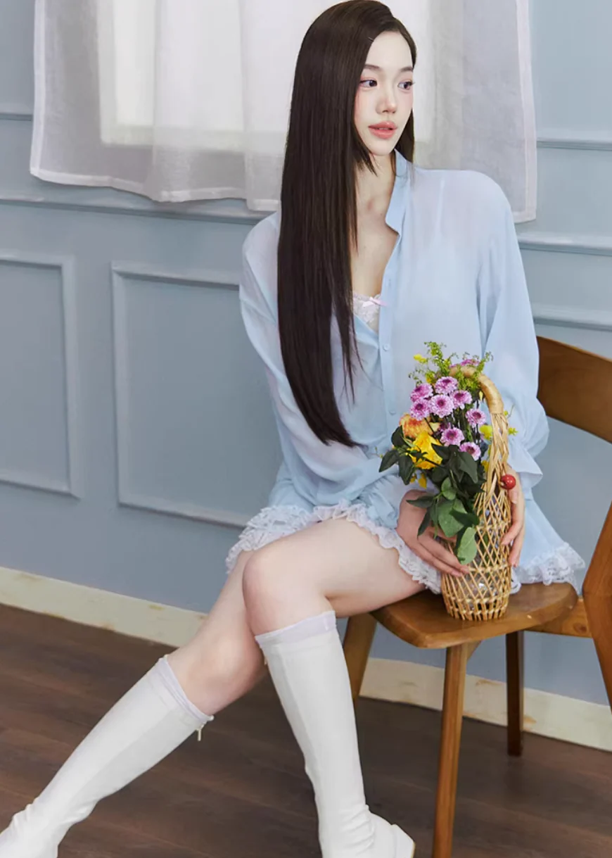 Mist Ease Shirt Skirt Set - Image 7
